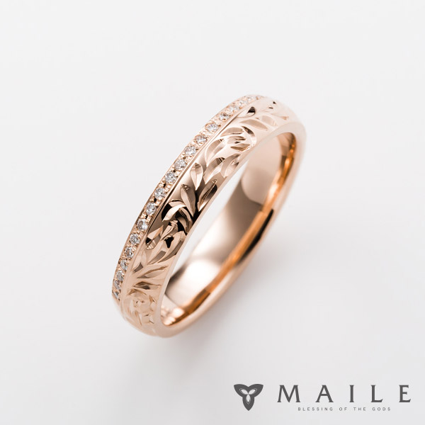 マイレ　ハワイアンジュエリーの結婚指輪　オーダーメイド例08